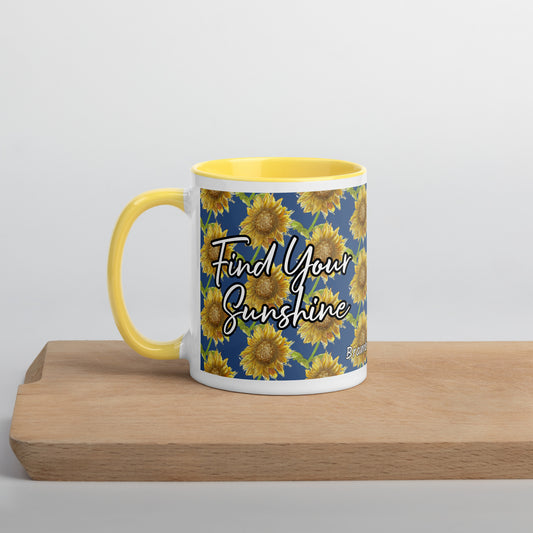Find Your Sunshine Sunflower Mug